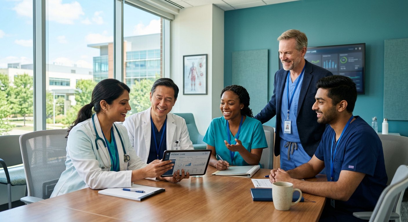 The Health Immunity Hive care team collaborating